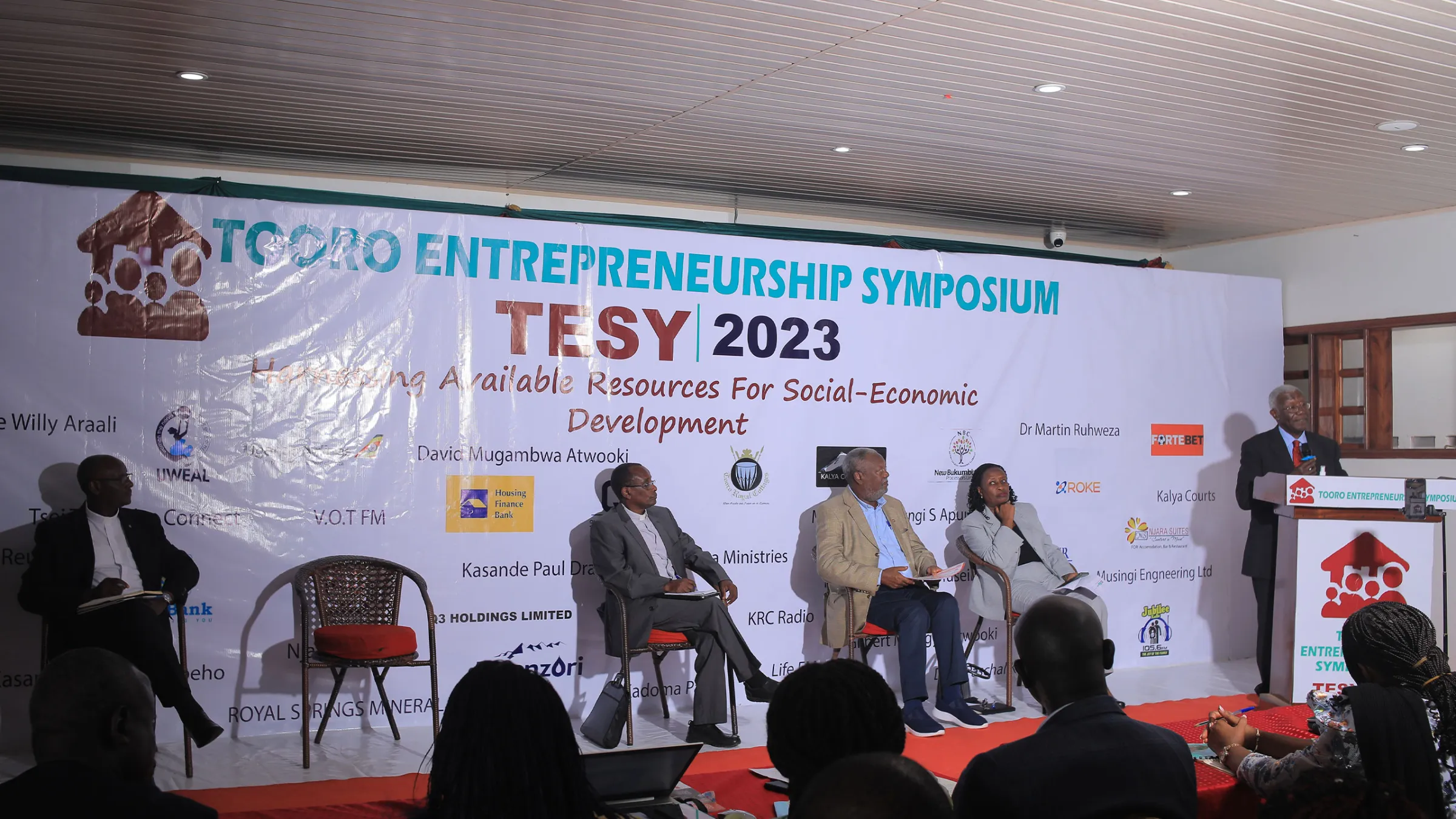 Conference plenary with business delegates